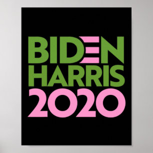 Poster Joe Biden Kamala Harris Eleição Democrata Anti Tru