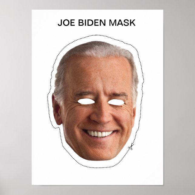 Póster Joe Biden Mask (Frente)