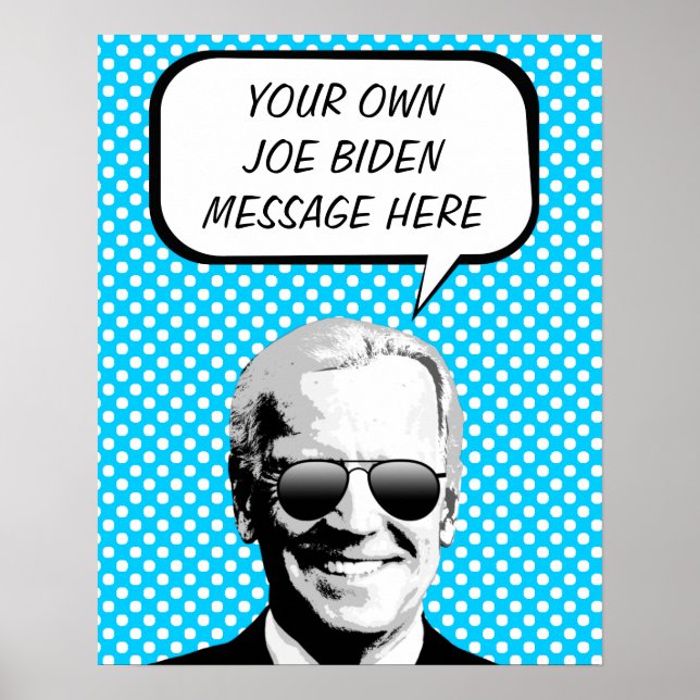 Poster Joe Biden Pensou Em Bubble (Frente)