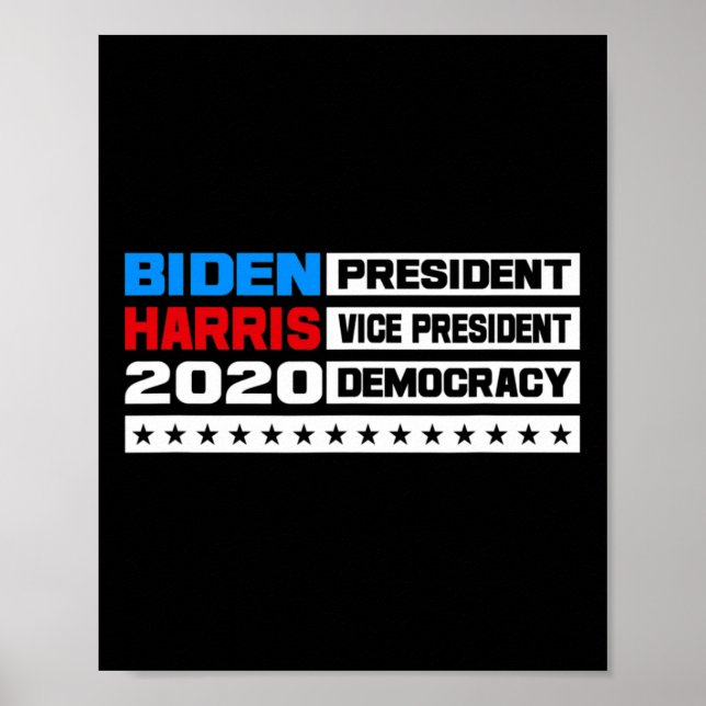 Poster Joe Biden Vice-Presidente Kamala Harris 2020 (Frente)