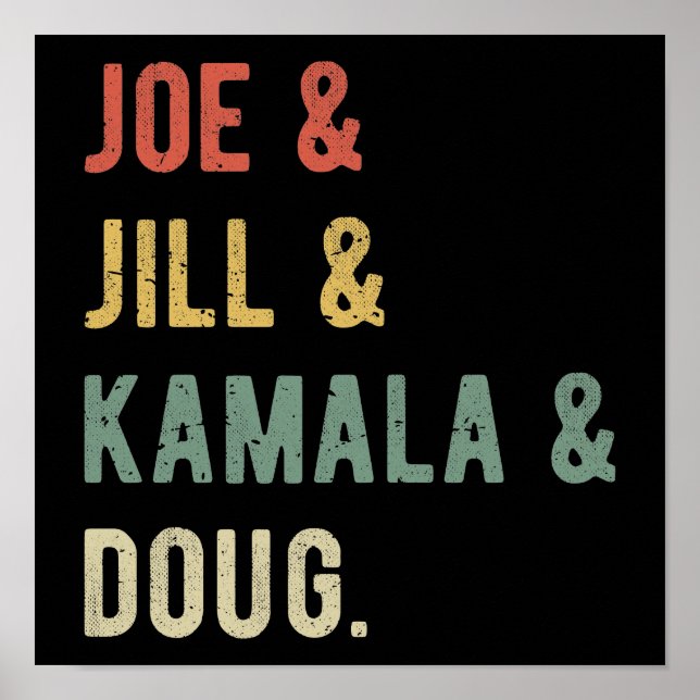 Poster Joe & Jill & Kamala & Doug I (Frente)