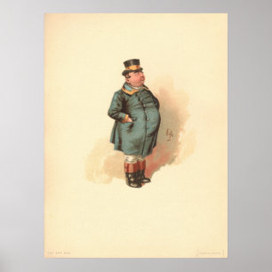 Poster Joe (O Garoto Gordo) Kyd, Dickens Os Papéis De Pic