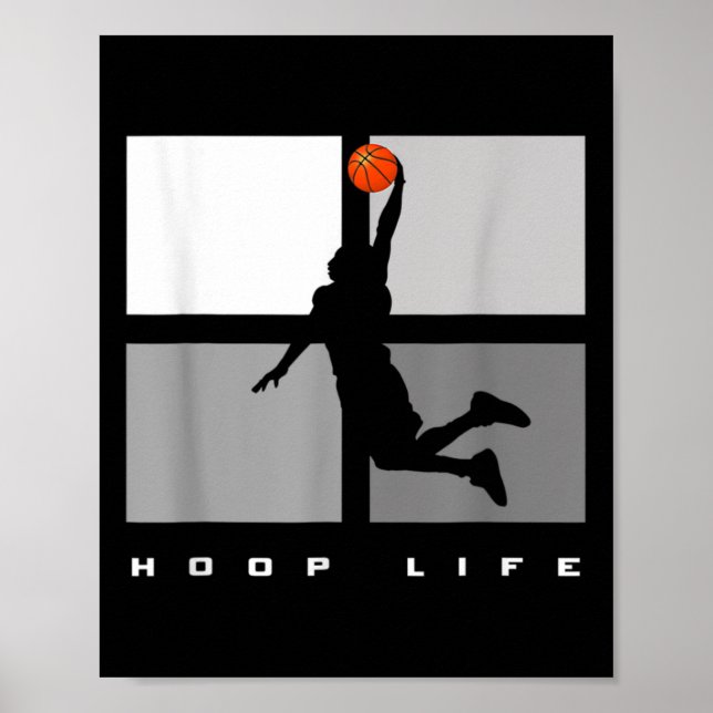 Poster Jogada de basquete de Hoop Life Men (Frente)
