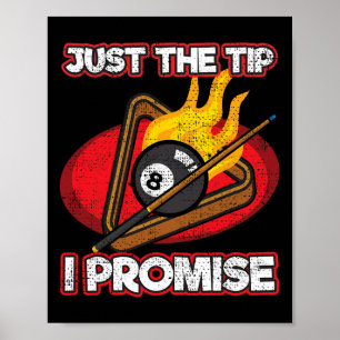 Poster Jogador Billiards Apenas A Dica Promise Magic Shot