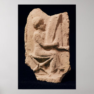 Póster Jogador da harpa, 1830-1600 BC