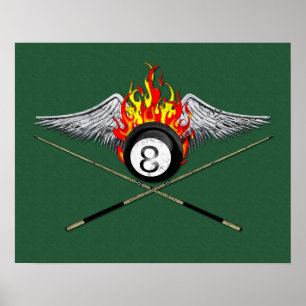 Póster Jogador da piscina