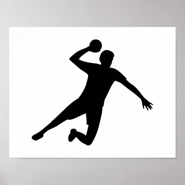 Poster Jogador de andebol (Frente)