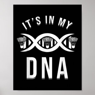 Poster Jogador de Badminton da Equipe de Treinador Badmin