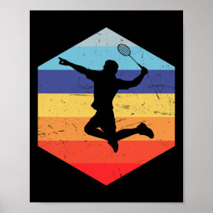 Poster Jogador de Badminton de Homens de Esquadrão 1