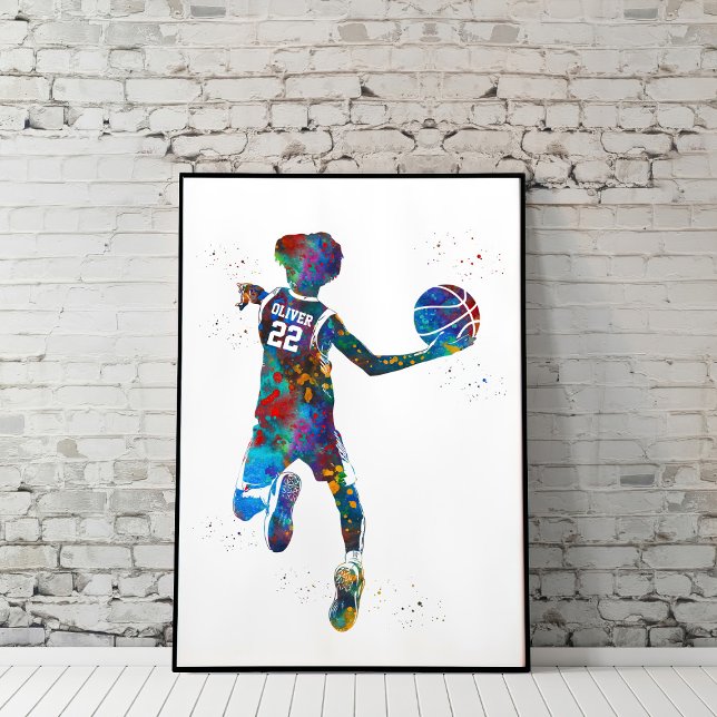Poster Jogador de Basquete (Criador carregado)