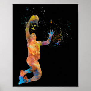 Poster Jogador De Basquete Em Brincadeiras