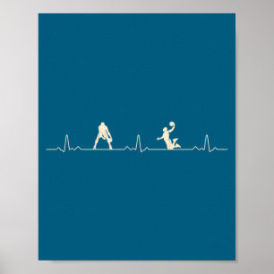 Poster Jogador de Basquete Legal Batimento Cardíaco