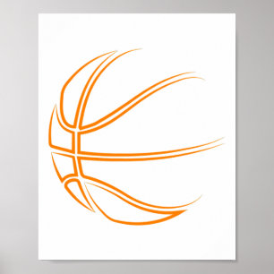 Poster Jogador de basquete Novelty