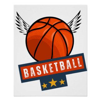 Póster Jogador de basquetebol