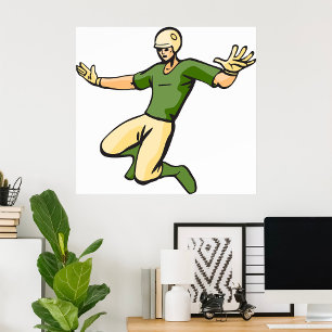 Poster Jogador de beisebol