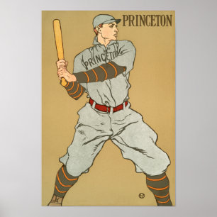 Poster Jogador de beisebol de Princeton por Penfield