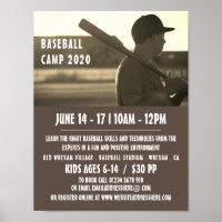 Jogador de beisebol venenoso, propaganda do campo 