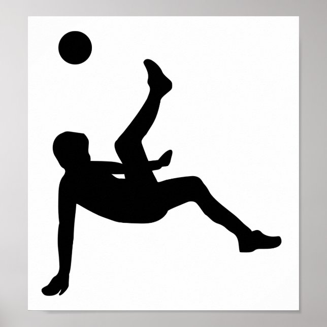 Póster Jogador de futebol (Frente)