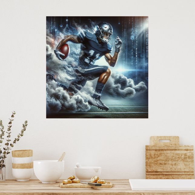 Poster jogador de futebol (Cozinha)