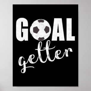 Poster Jogador de Futebol Getter de Gols Esportes Times P
