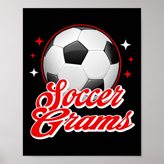 Poster Jogador de Futebol Grams Esporte  (Frente)
