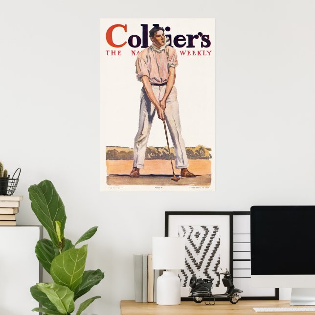 Poster Jogador de Golfe (Escritório em casa)