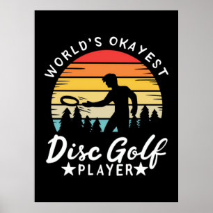 Poster Jogador de Golfe do Disco Mais Okayest