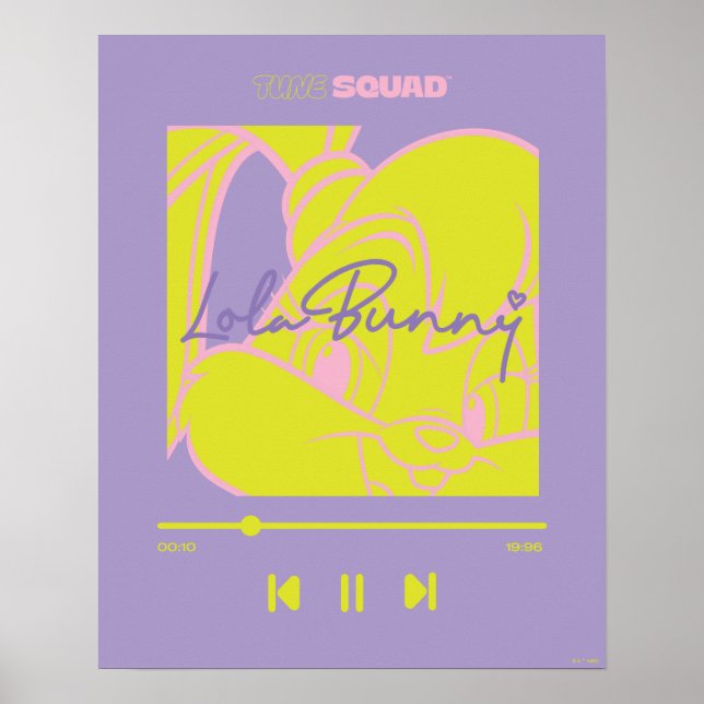 Poster Jogador de Música da Lola (Frente)