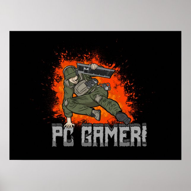 Poster Jogador de PC! (Frente)