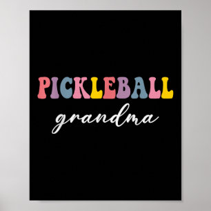 Poster Jogador de picleball Na moda