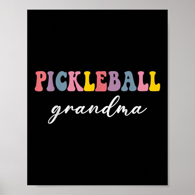 Poster Jogador de picleball Na moda (Frente)