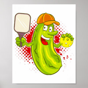 Poster Jogador de Picles de Pickleball