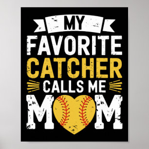 Poster Jogador de Softbol, Meu Receptor Favorito Liga