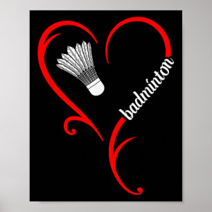 Poster Jogador de Tartaruga do Jogo Badminton Tocar