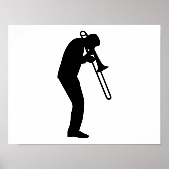 Poster Jogador de Trombone (Frente)