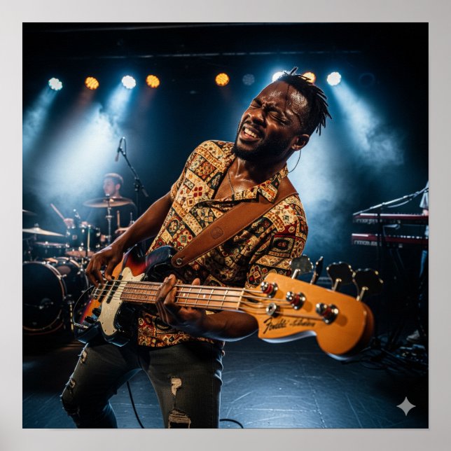 Poster Jogador do Funk Bass (Frente)