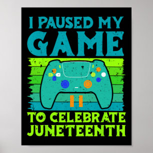 Poster Jogador Eu Pausei Meu Jogo Para Comemorar O 19º Ga