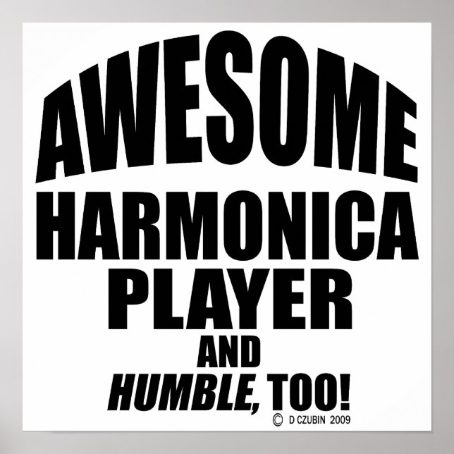 Poster Jogador Harmonica Incrível (Frente)