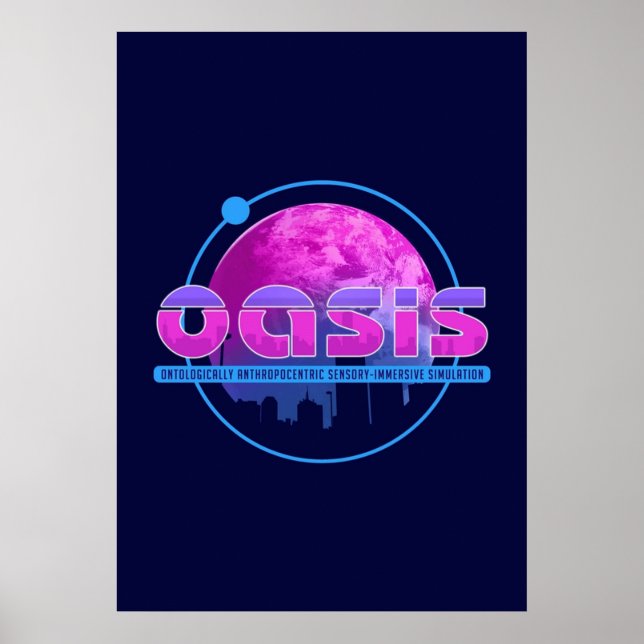 Poster Jogador Oasis Ready One (Frente)