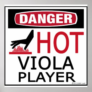 Poster Jogador quente da viola