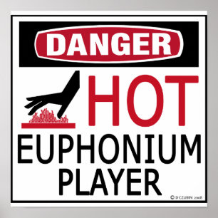 Póster Jogador quente do Euphonium