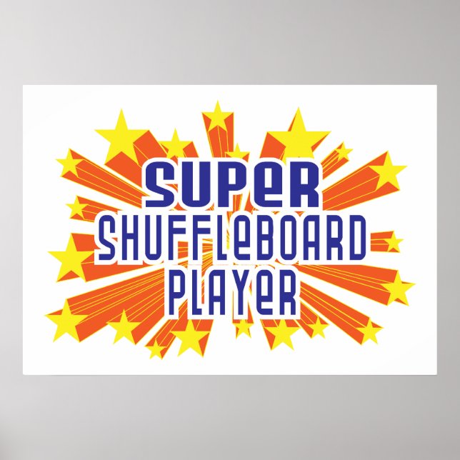 Póster Jogador Super Shuffleboard (Frente)