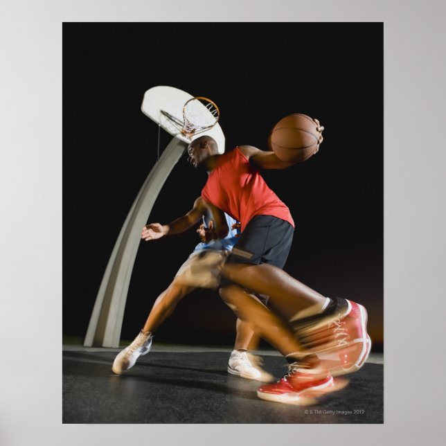 Póster Jogadores de basquete 2 (Frente)