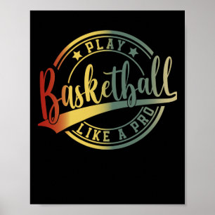Poster Jogadores de basquetebol