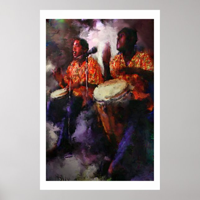 Póster Jogadores de Bongo (Frente)