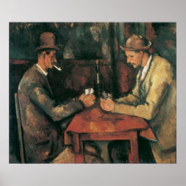 Póster Jogadores de Cartas de Paul Cezanne, Arte Fino Ant