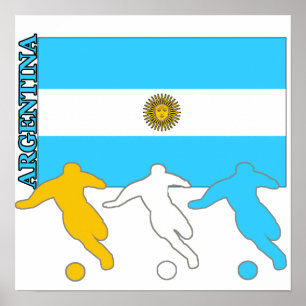 Póster Jogadores de futebol de Argentina