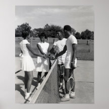 Jogadores de Tênis Pretos