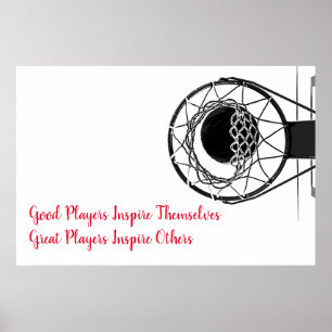 Poster Jogadores Inspiradores de Cotação Inspiradora de B