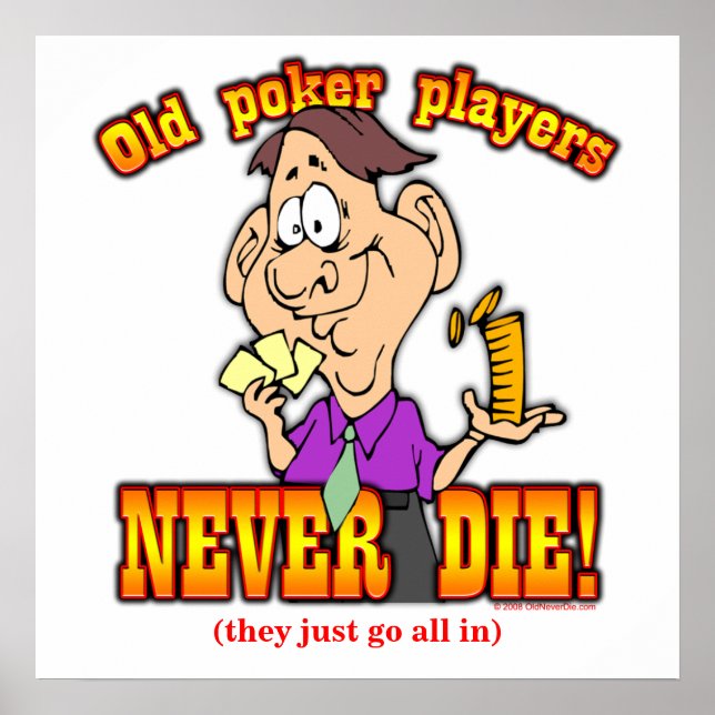 Poster Jogadores Poker (Frente)